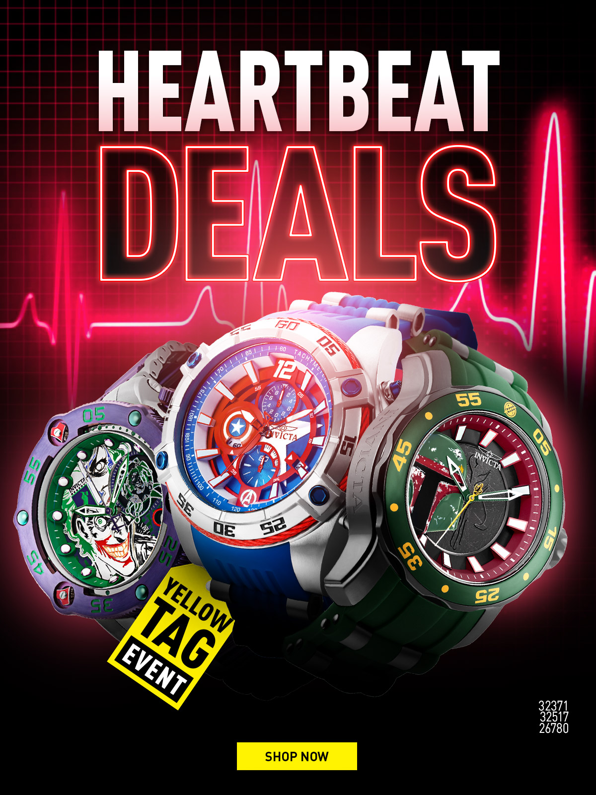 Heartbeat Deals! Yellow Tag Event. Shop now.