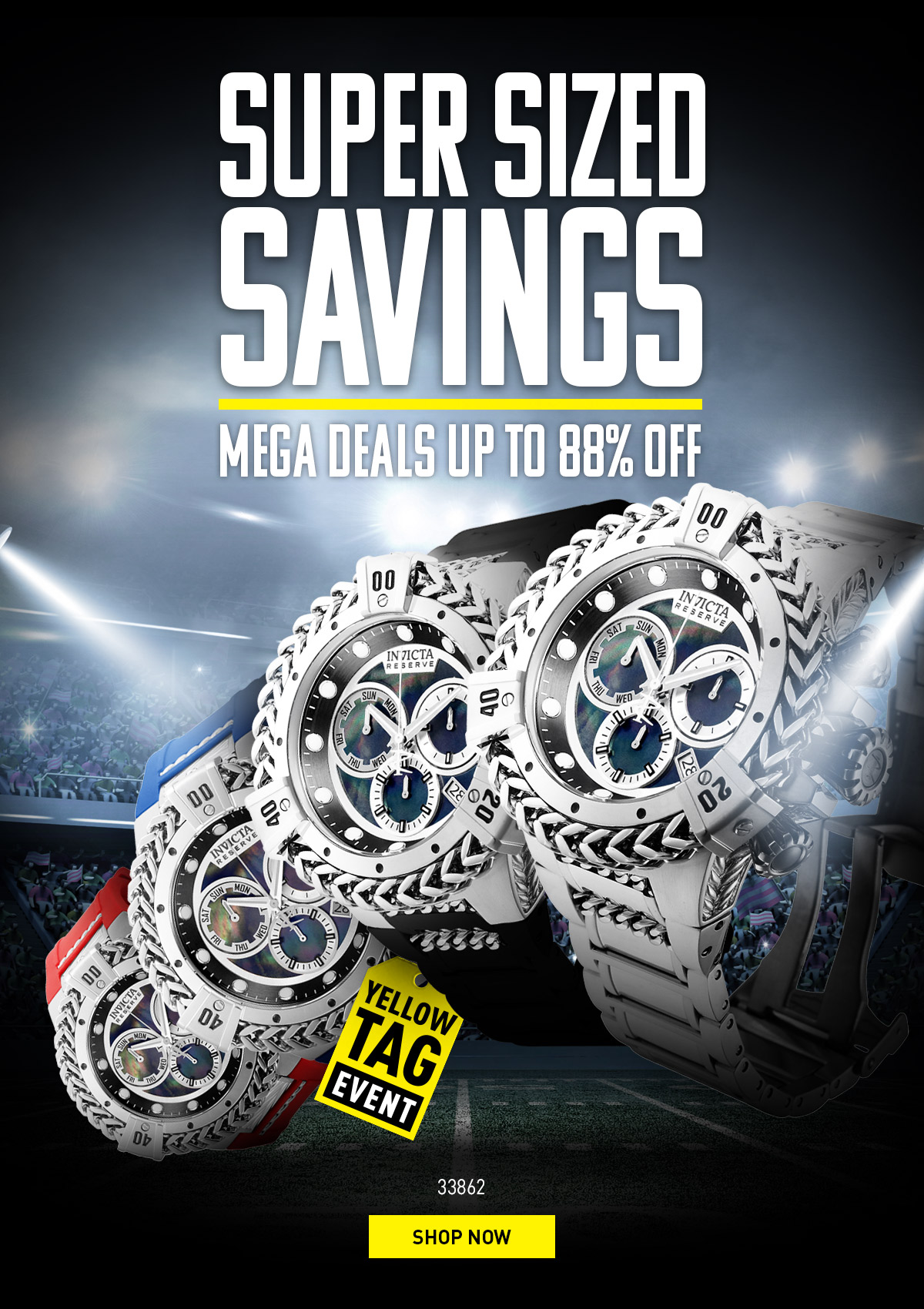 Super Sized Savings. Mega Deals up to 88% off!