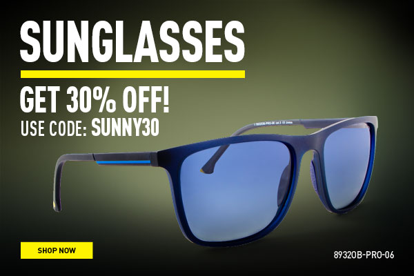 Sunglasses! Get 30% off! Use code: SUNNY30