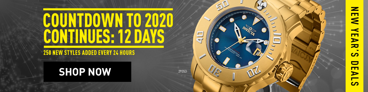 Invicta Countdown To 2020