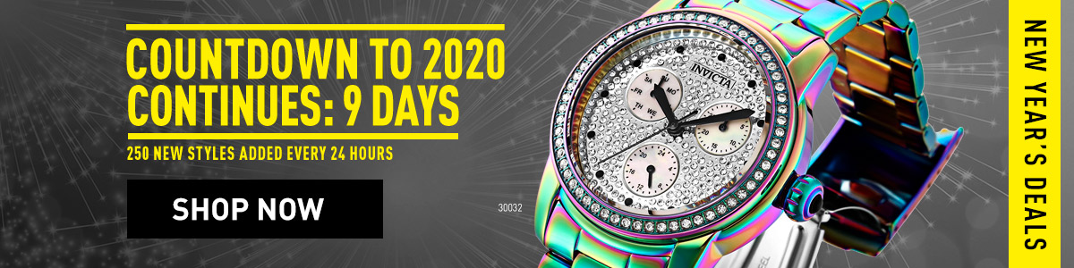 Invicta Countdown To 2020