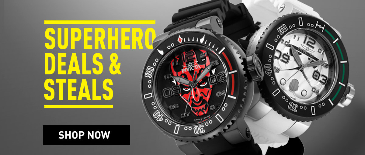 Invicta SuperHero Deals & Steals