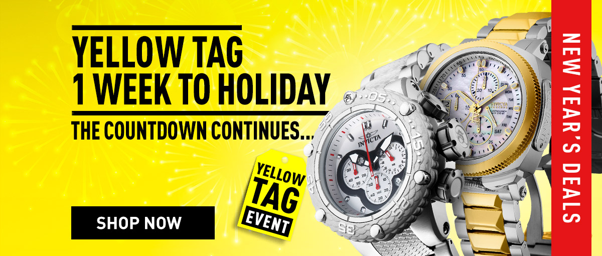 Invicta Yellow Tag