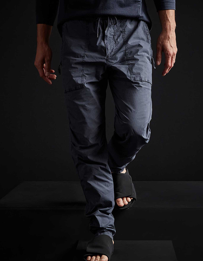 STRETCH POPLIN ZIP POCKET PANT