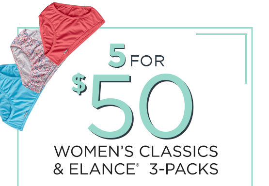 5 for $50 Classics and Elance 3-packs