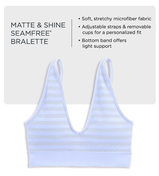 Matte & Shine Seamfree Bralette