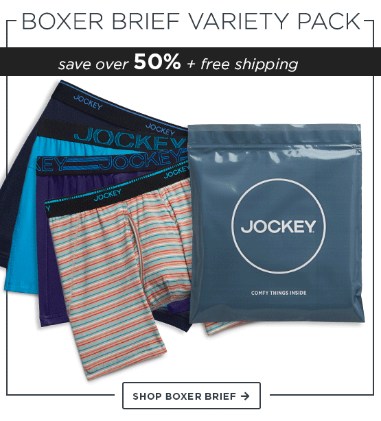 Boxer Brief Variety Pack save over 50% + free shipping Shop Boxer Brief