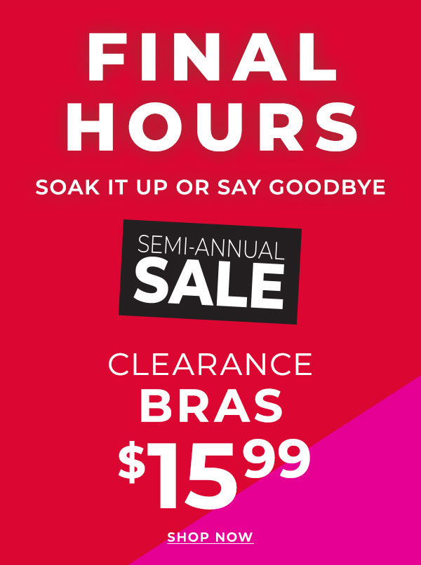 Shop Clearance Bras