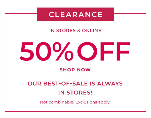 Shop Clearance