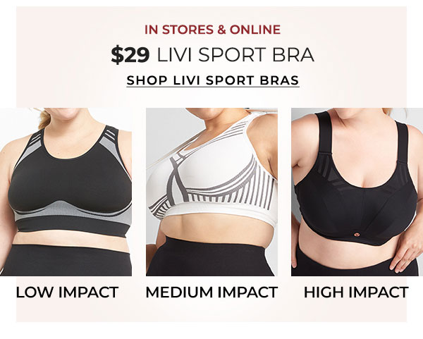 LIVI LANE BRYANT SPORTS BRA 48B NEW