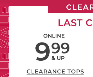 Shop Clearance Tops