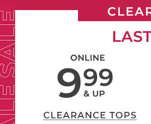 Shop Clearance Tops