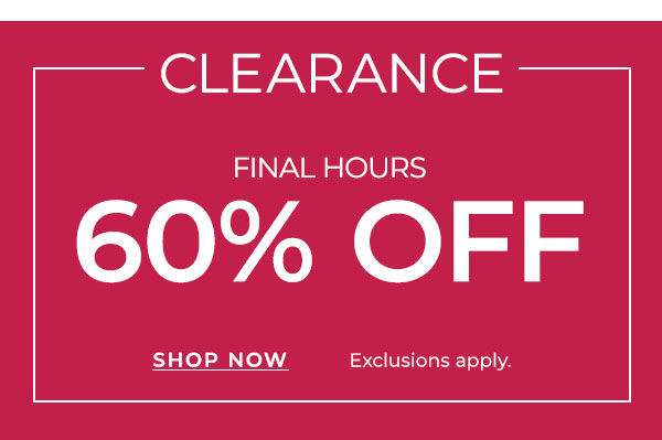 Shop Clearance