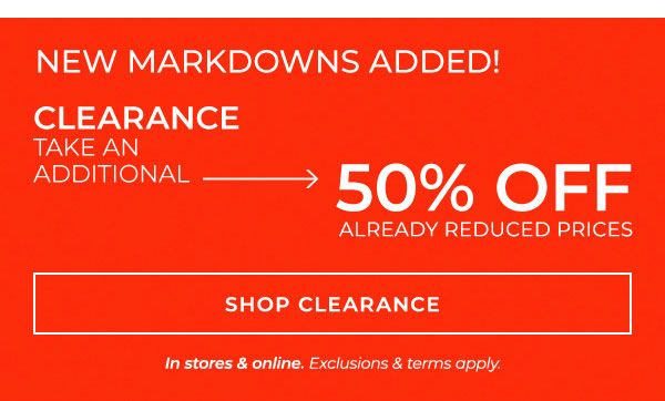 Shop Clearance