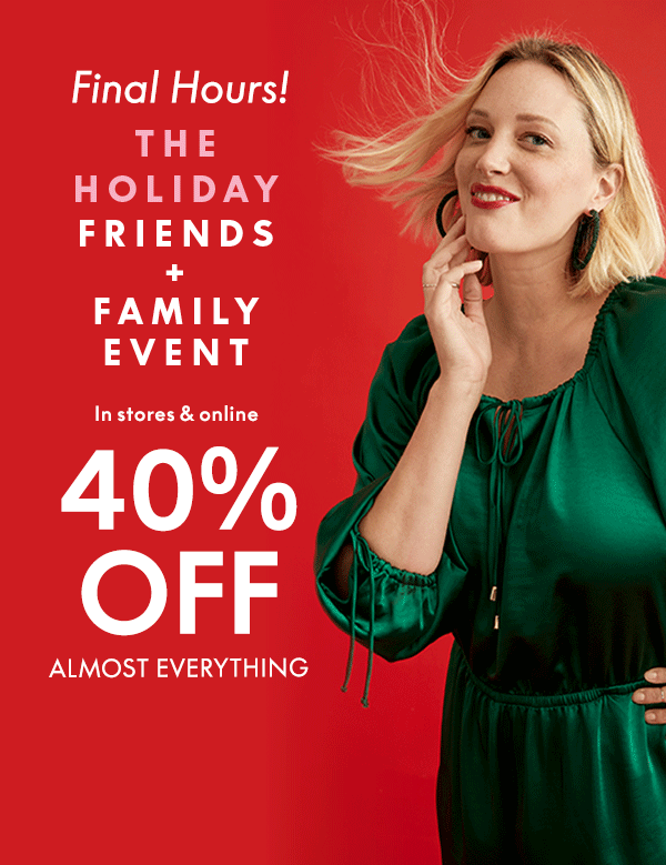 Shop 40% Off Clothing 