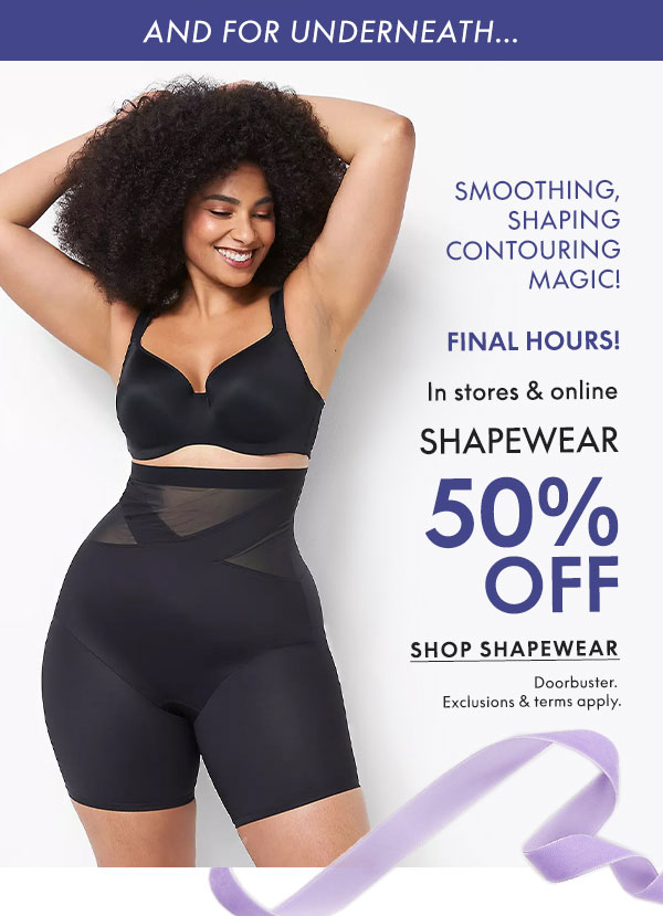 Shop Shapewear 50% Off