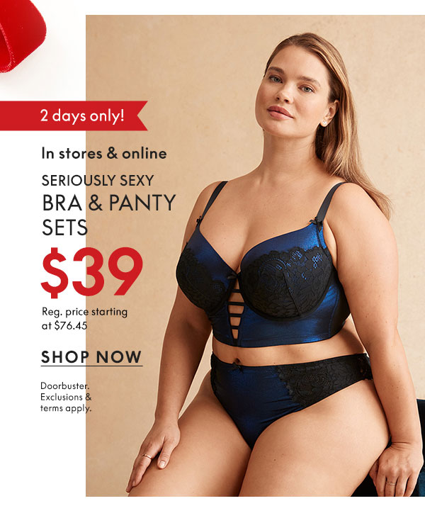 Shop Sexy Bra and Panty Sets $39