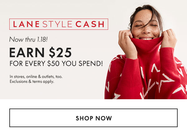 Earn $25 for Every $50 You Spend