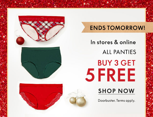 Shop Panties Buy 3 Get 5 Free