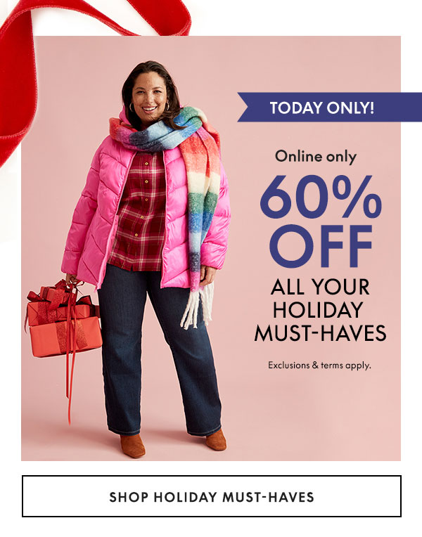 Shop Holiday Must Haves 60% Off