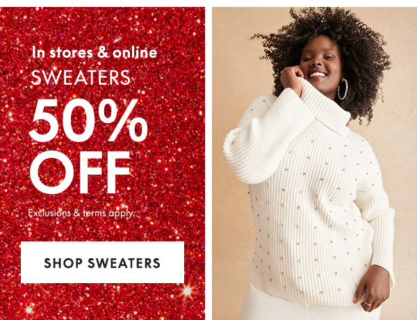 50% Off Sweaters