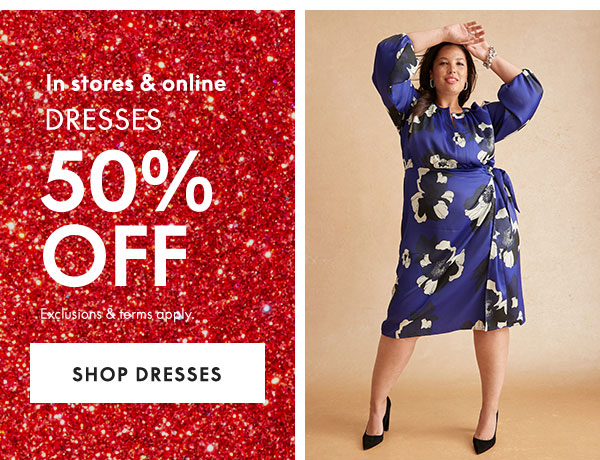 50% Off Dresses