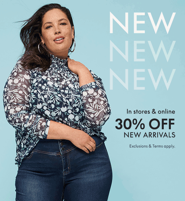 Shop New Arrivals 30% Off