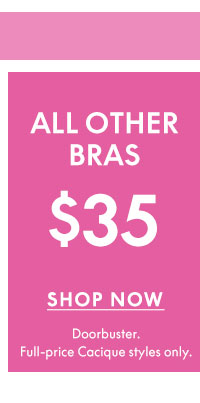 All other bras $35