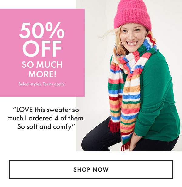 Shop 50% Off So Much More