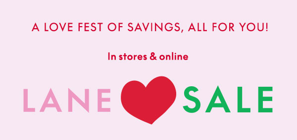 Lane Love Sale