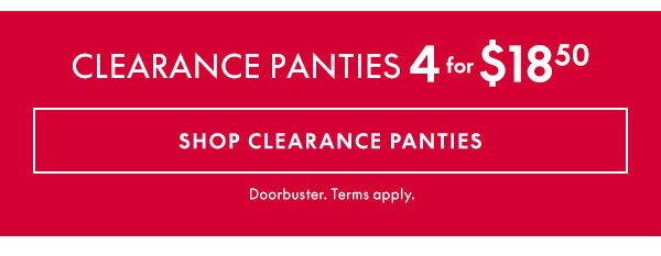 Shop Panties 4 for $18.50