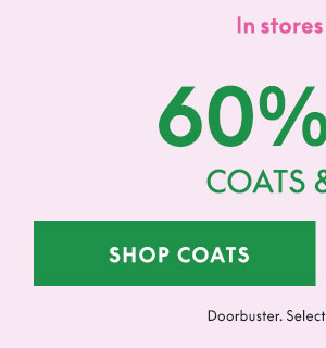 60% Off Coats and Boots