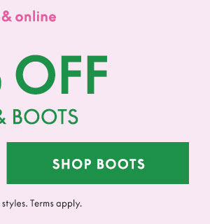 60% Off Coats and Boots