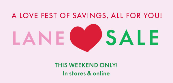 Lane Love Sale