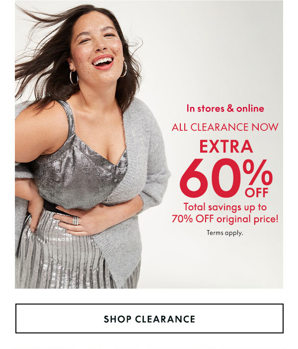 Shop Clearance 60% Off