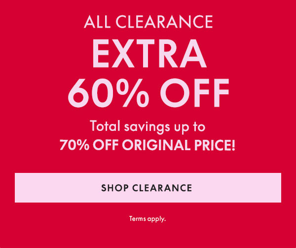 Shop Clearance 60% Off