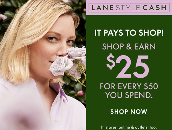 Earn $25 for Every $50 You Spend