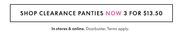 Shop Panties 3 for $13.50