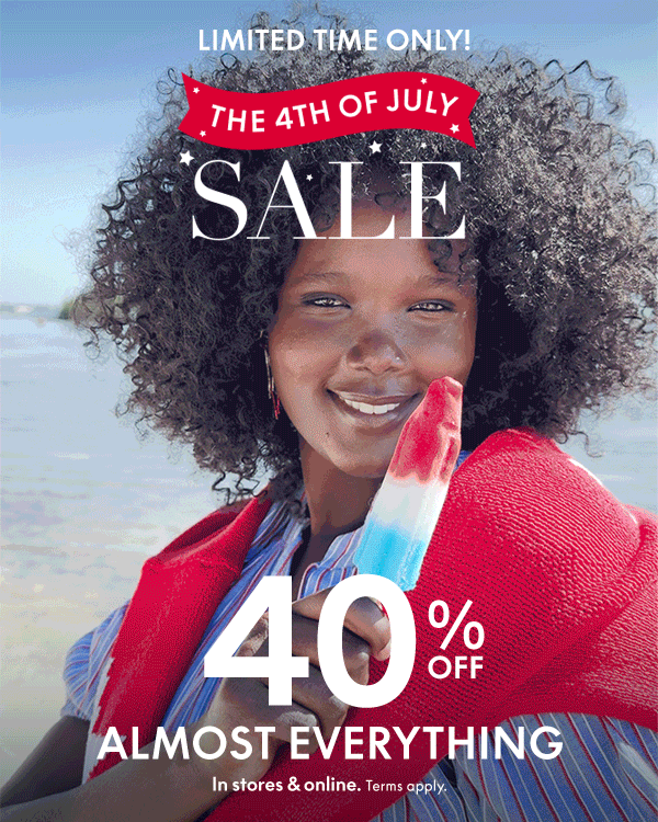 40% Off Almost Everything
