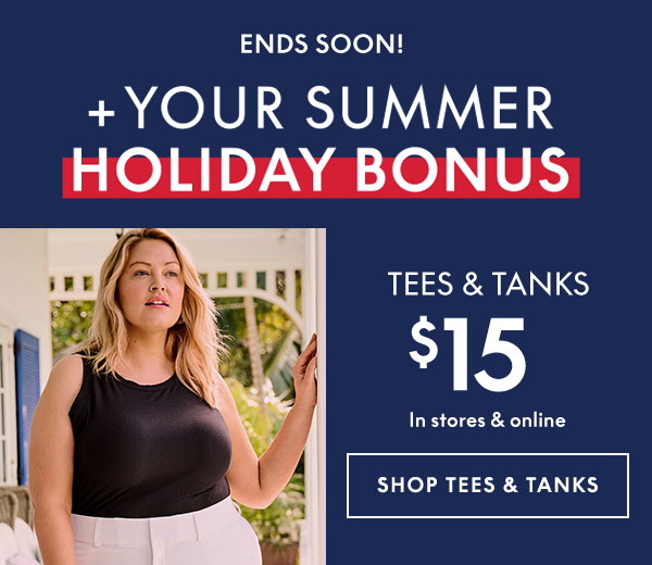 Shop Tees and Tanks from $15