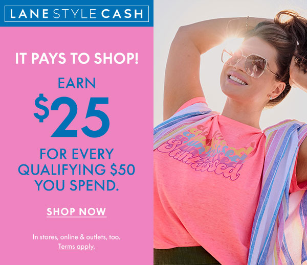 Earn $25 for Every $50 You Spend