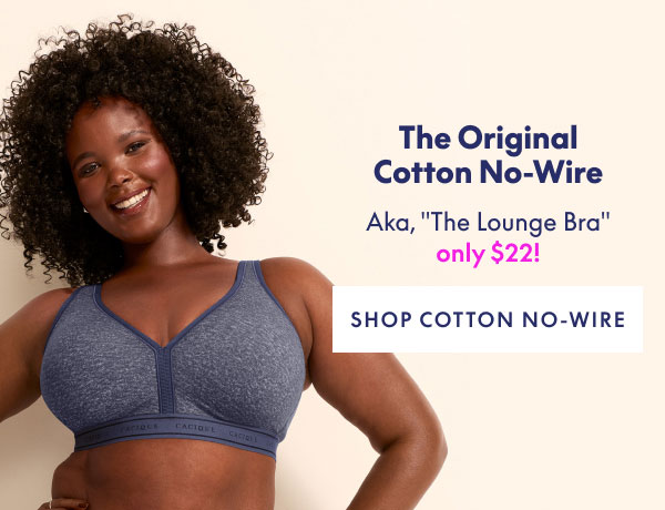 Cotton No-Wire Bras $22