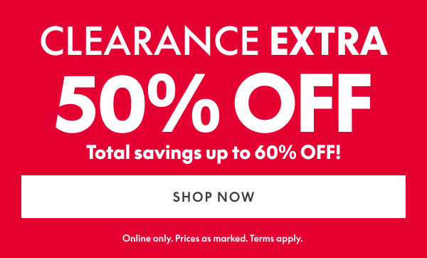 50% Off Clearance