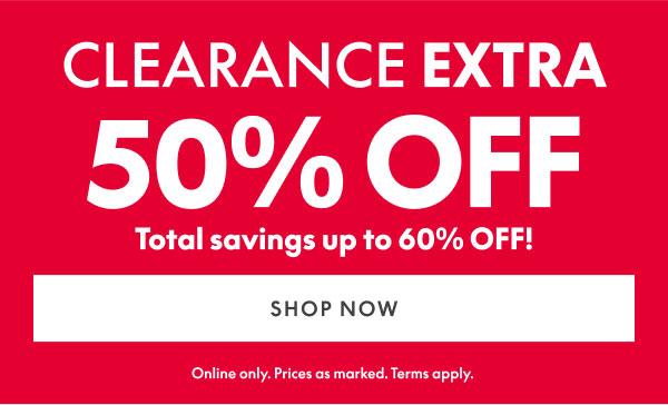 50% Off Clearance