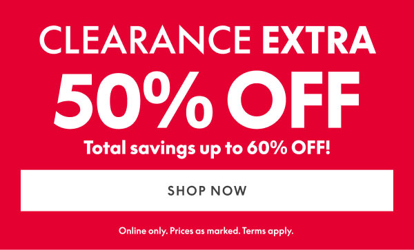 50% Off Clearance