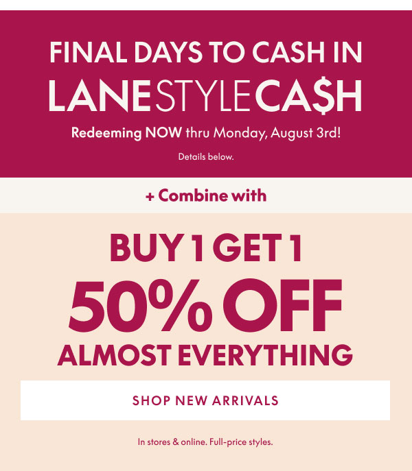 BOGO 50% Off