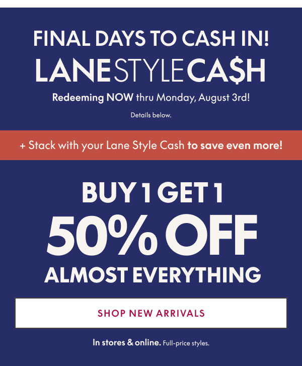 BOGO 50% Off