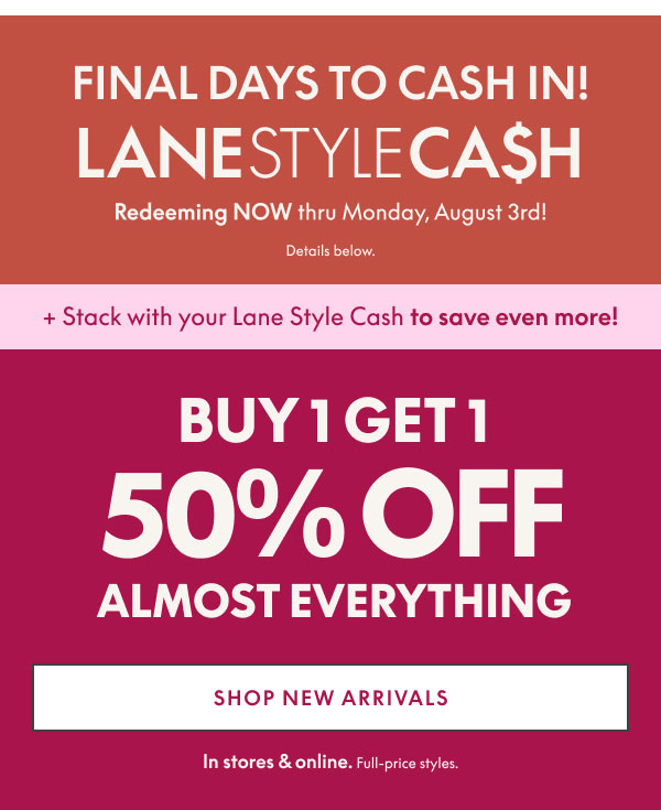 BOGO 50% Off