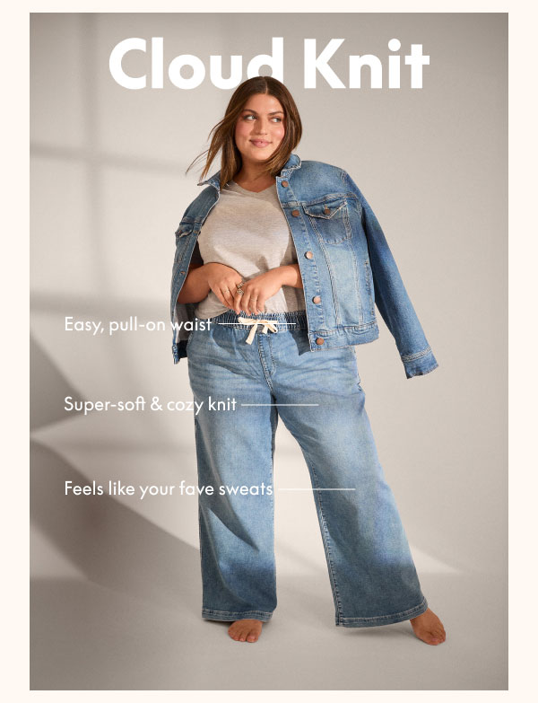 Cloud Knit Denim