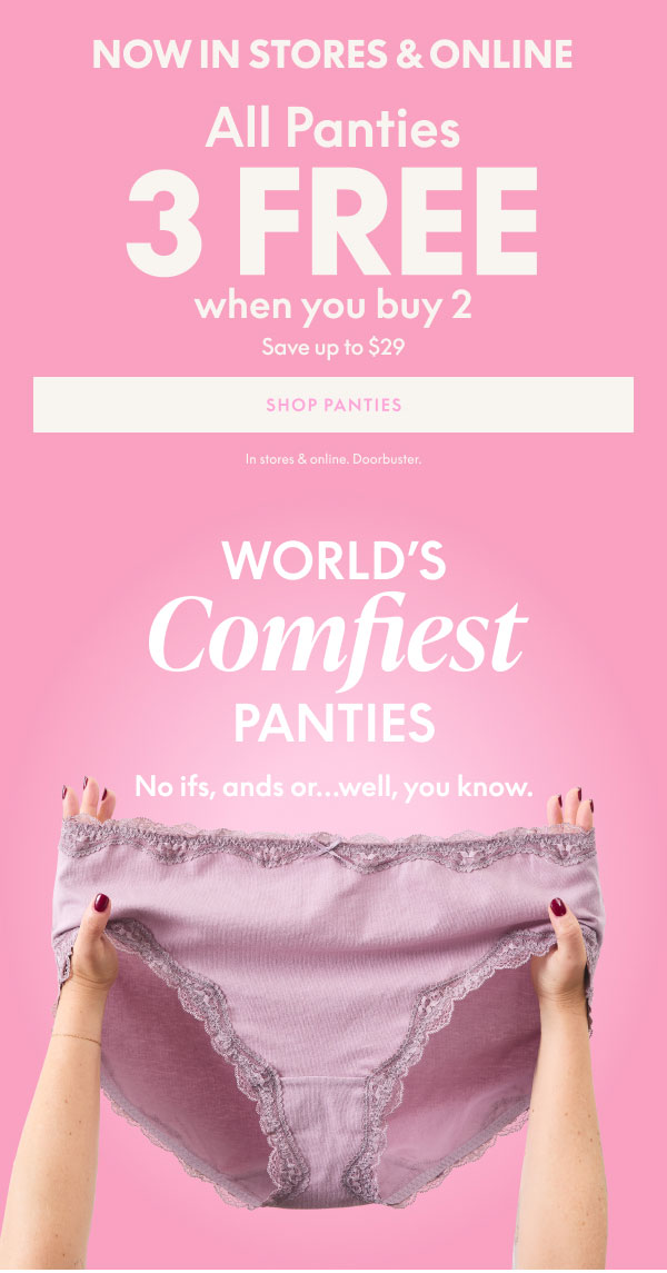 Panties Buy 2 Get 3 Free